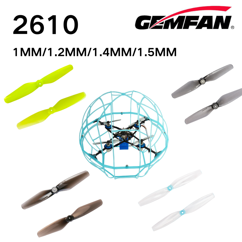 Drone Racing Battery - 2610 Props Gemfan Baling-baling 2.6 inci