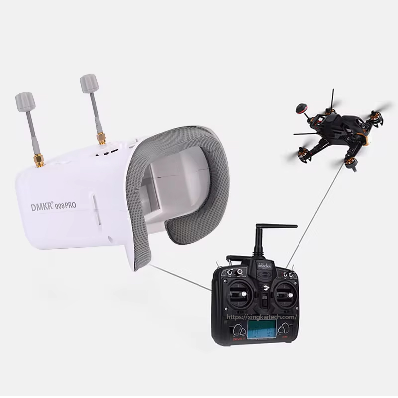 Kacamata FPV LCD HD 5.8G 4.3 I - Drone Racing Goggles ulasan dan harga